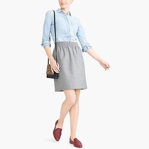 Grey J.Crew Sidewalk Skirt